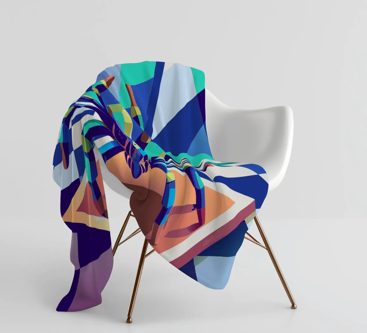 ragno tarantola disegno artistico vettoriale coperta in pile da alghonee