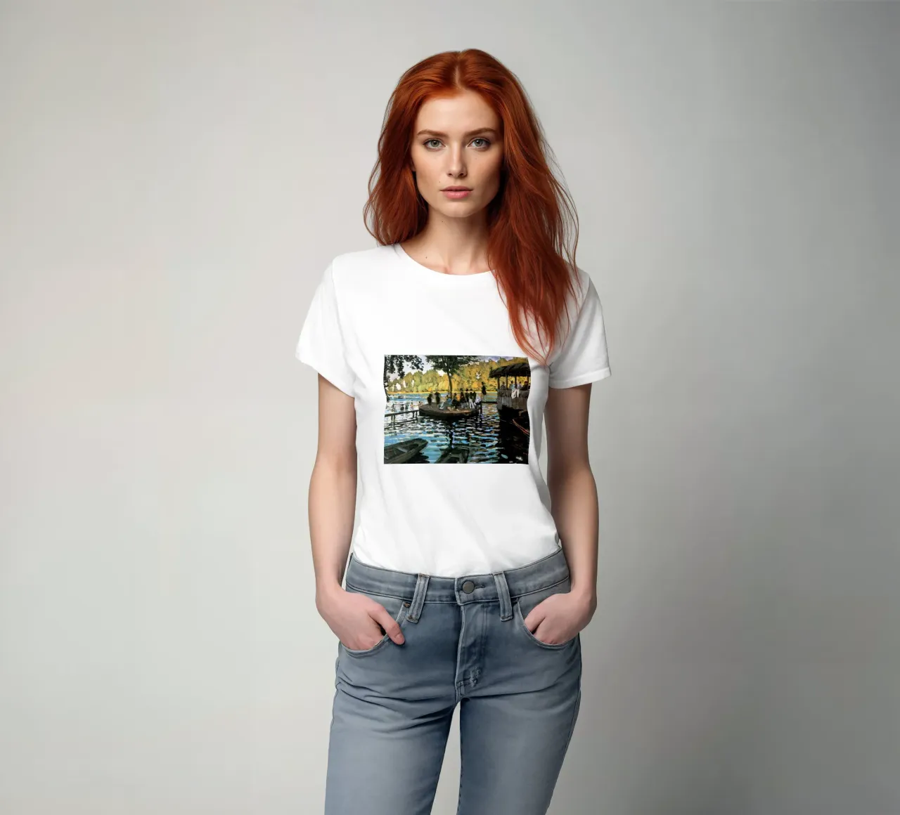ein beliebter Badeort an der Seine T-Shirt von SMG Store