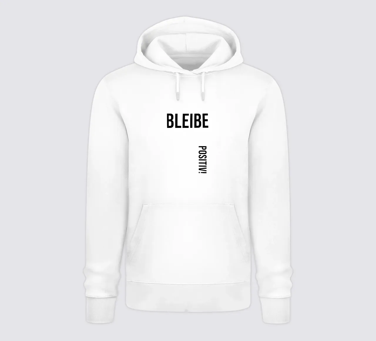 Rimanete positivi! felpa con cappuccio da YV TYPOGRAPHY