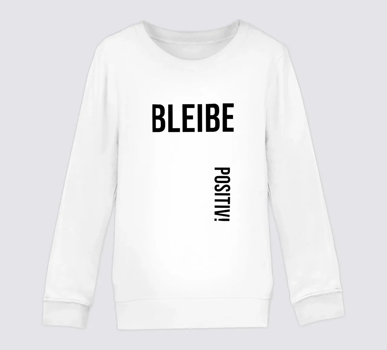 Rimanete positivi! felpa bambino da YV TYPOGRAPHY