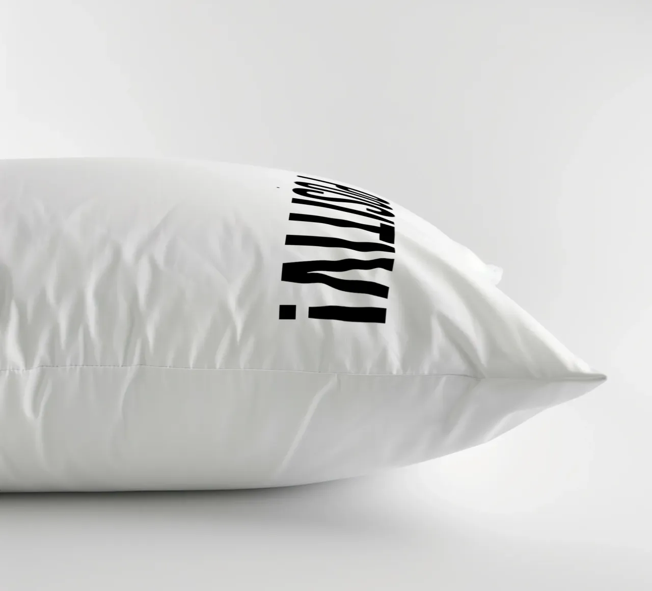 Rimanete positivi! cuscino da YV TYPOGRAPHY