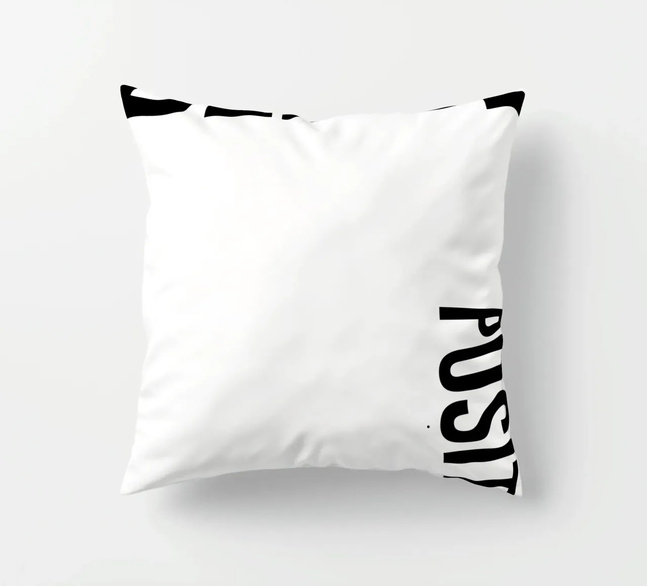 Rimanete positivi! cuscino da YV TYPOGRAPHY