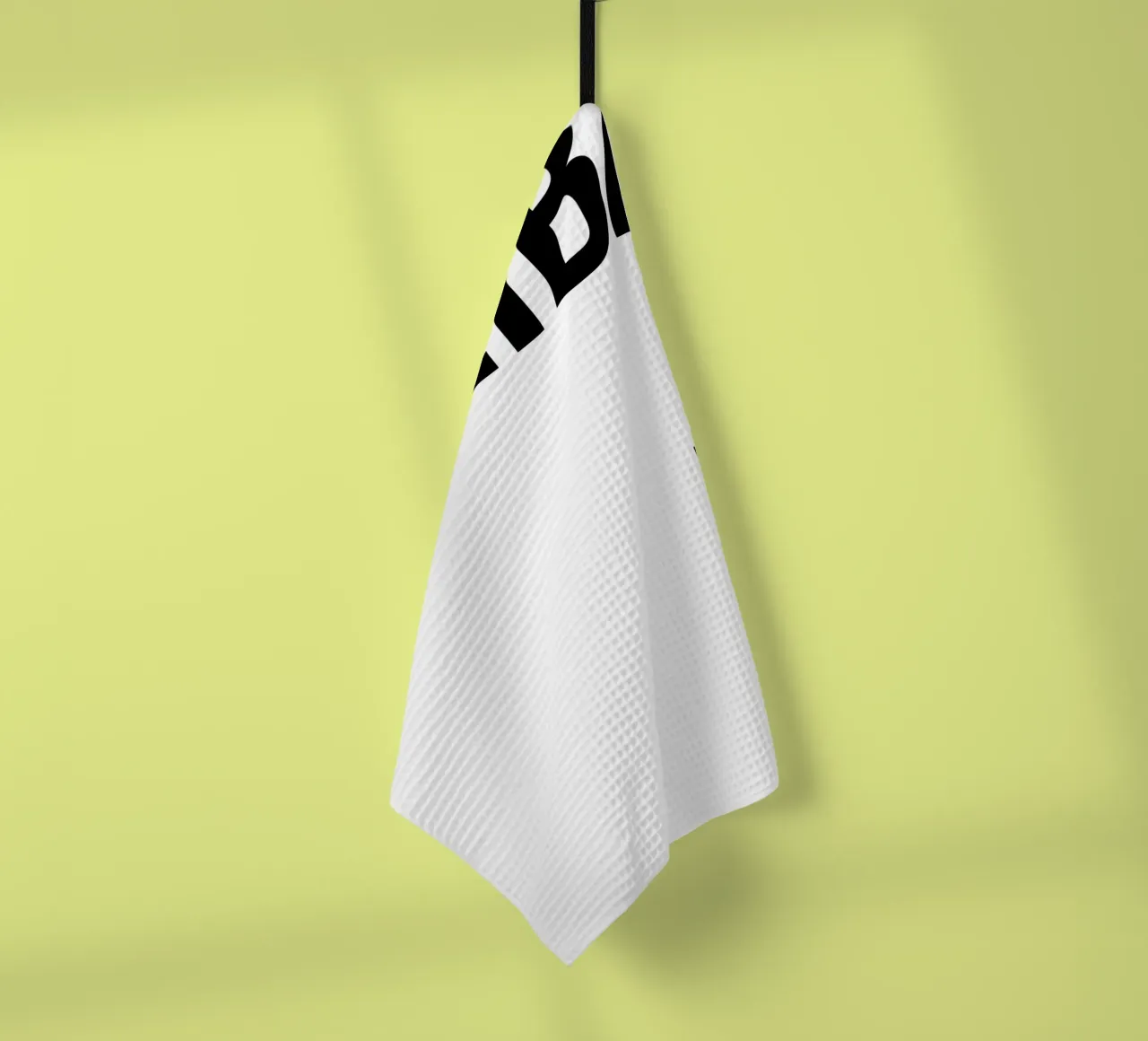 Reste positif ! torchon de YV TYPOGRAPHY