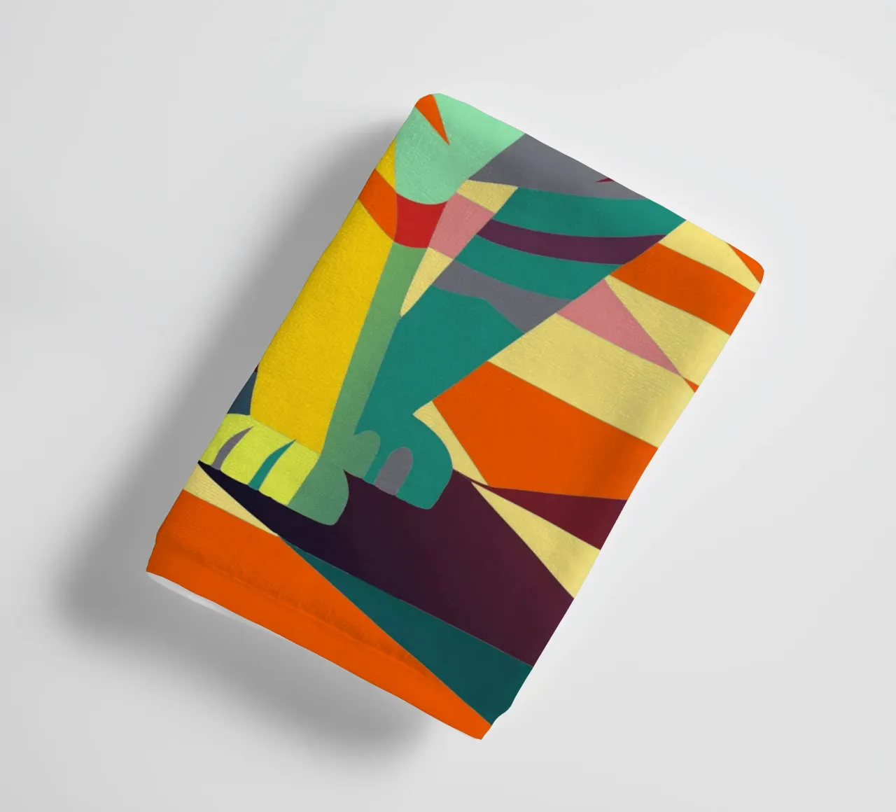 tiger vector art drawing towel by alghonee