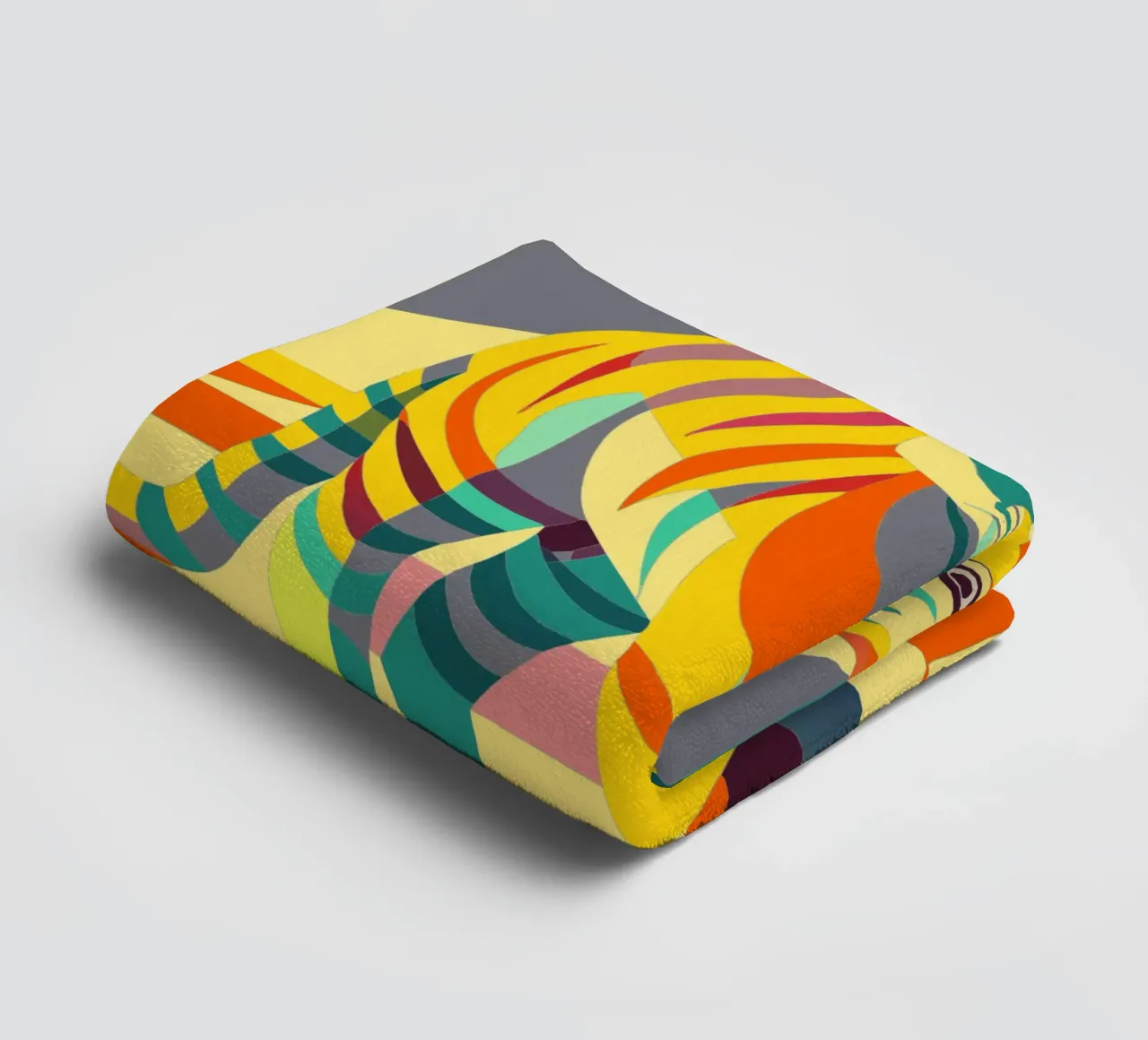 tiger vector art drawing towel by alghonee