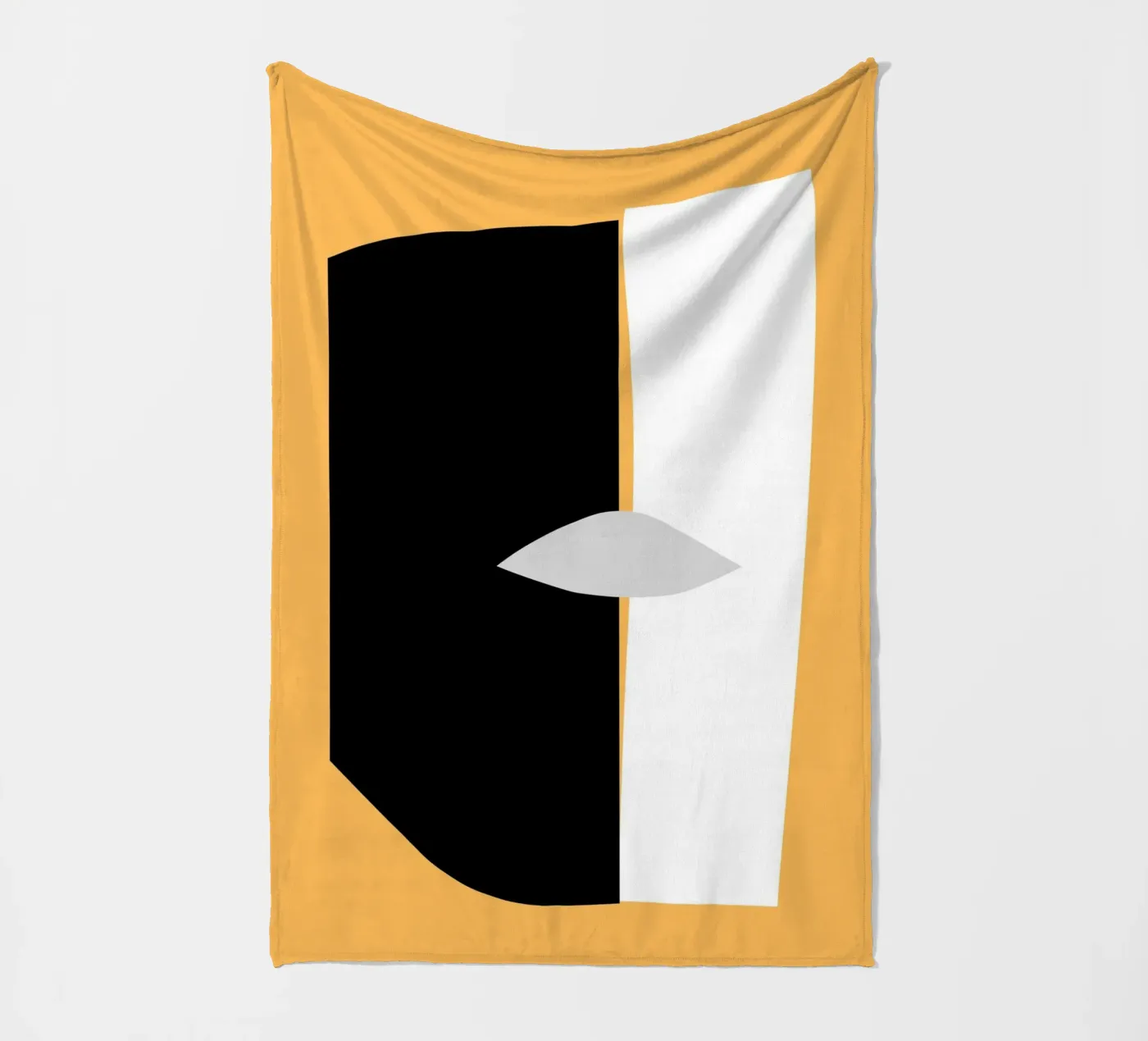 A cut fleece blanket by Little Dean