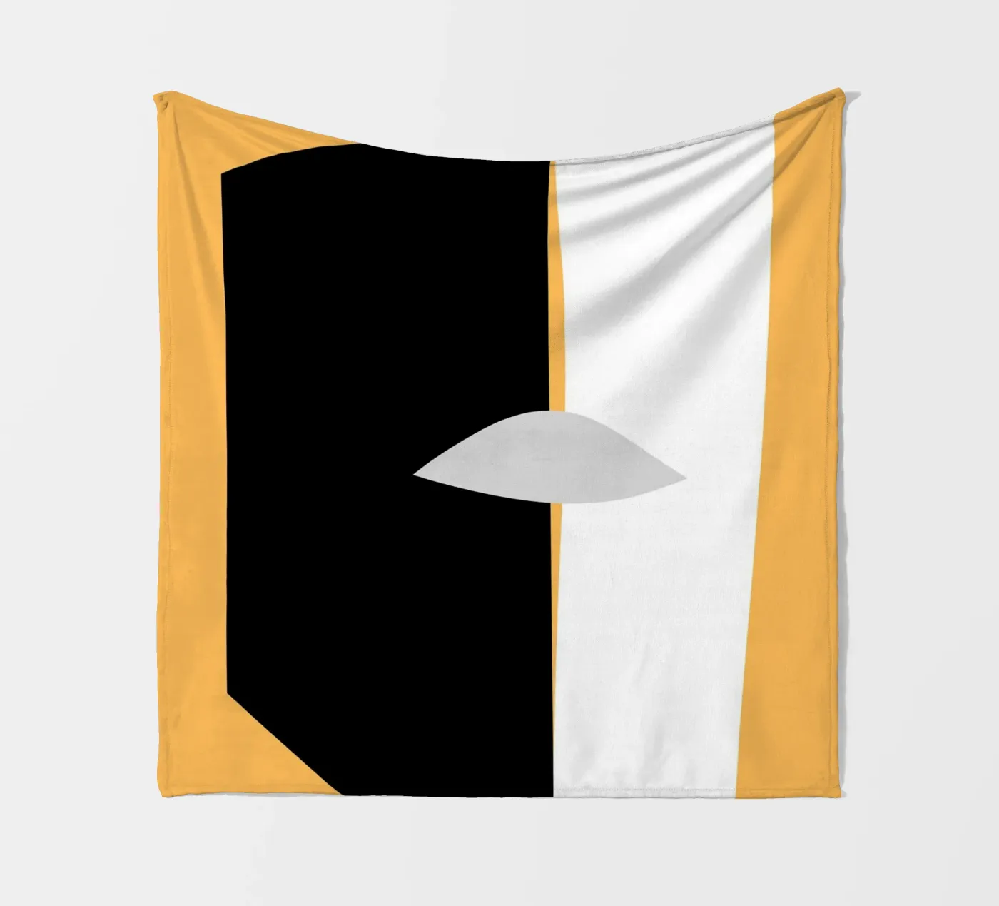 A cut fleece blanket by Little Dean