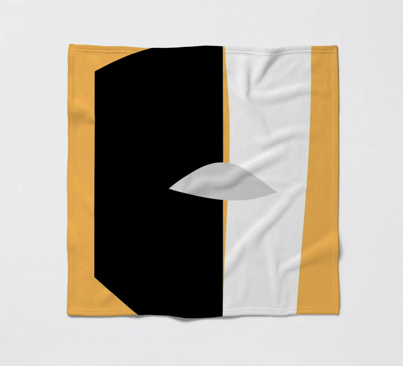 A cut fleece blanket by Little Dean