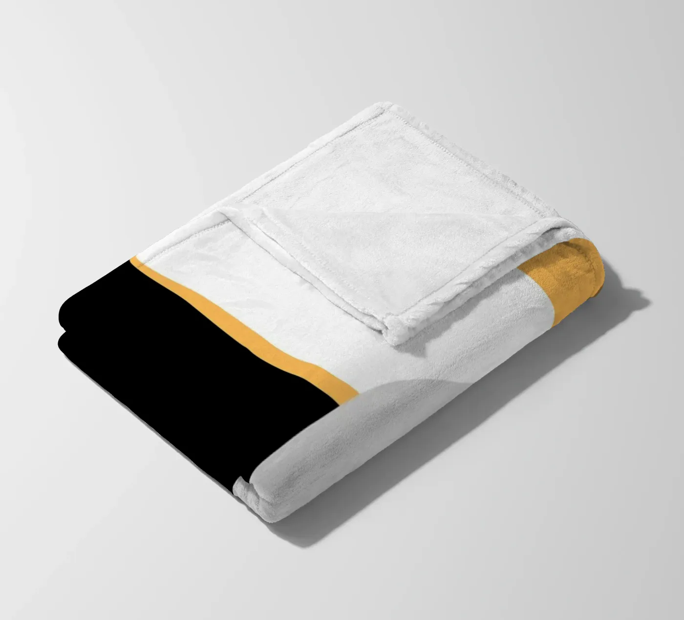 A cut fleece blanket by Little Dean