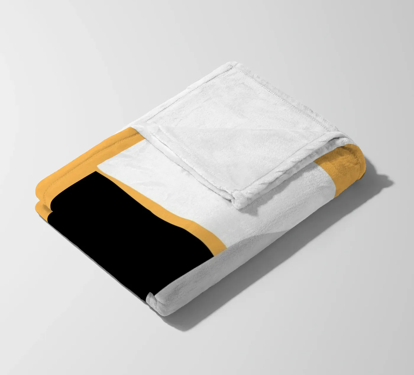 A cut fleece blanket by Little Dean