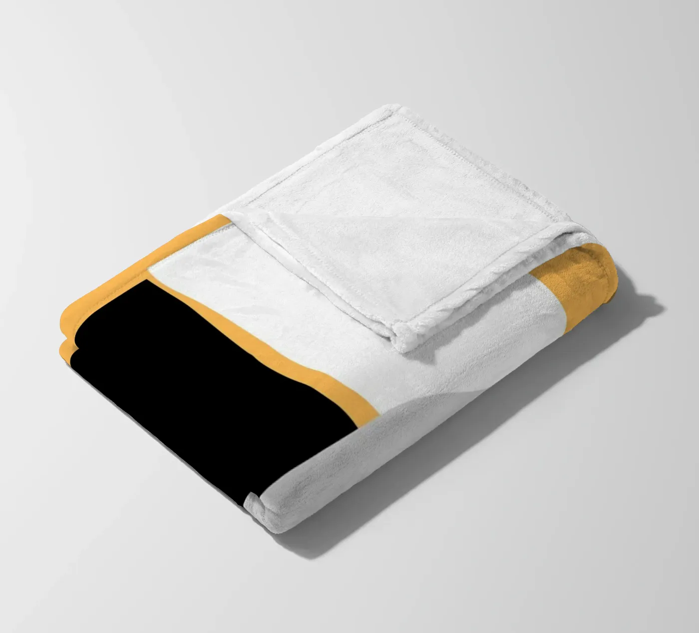 A cut fleece blanket by Little Dean