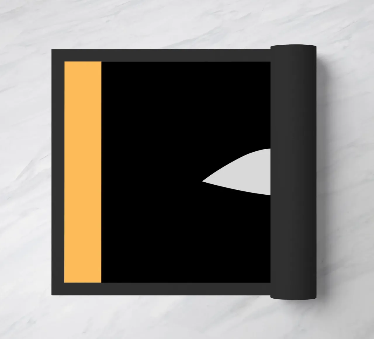 A cut doormat by Little Dean