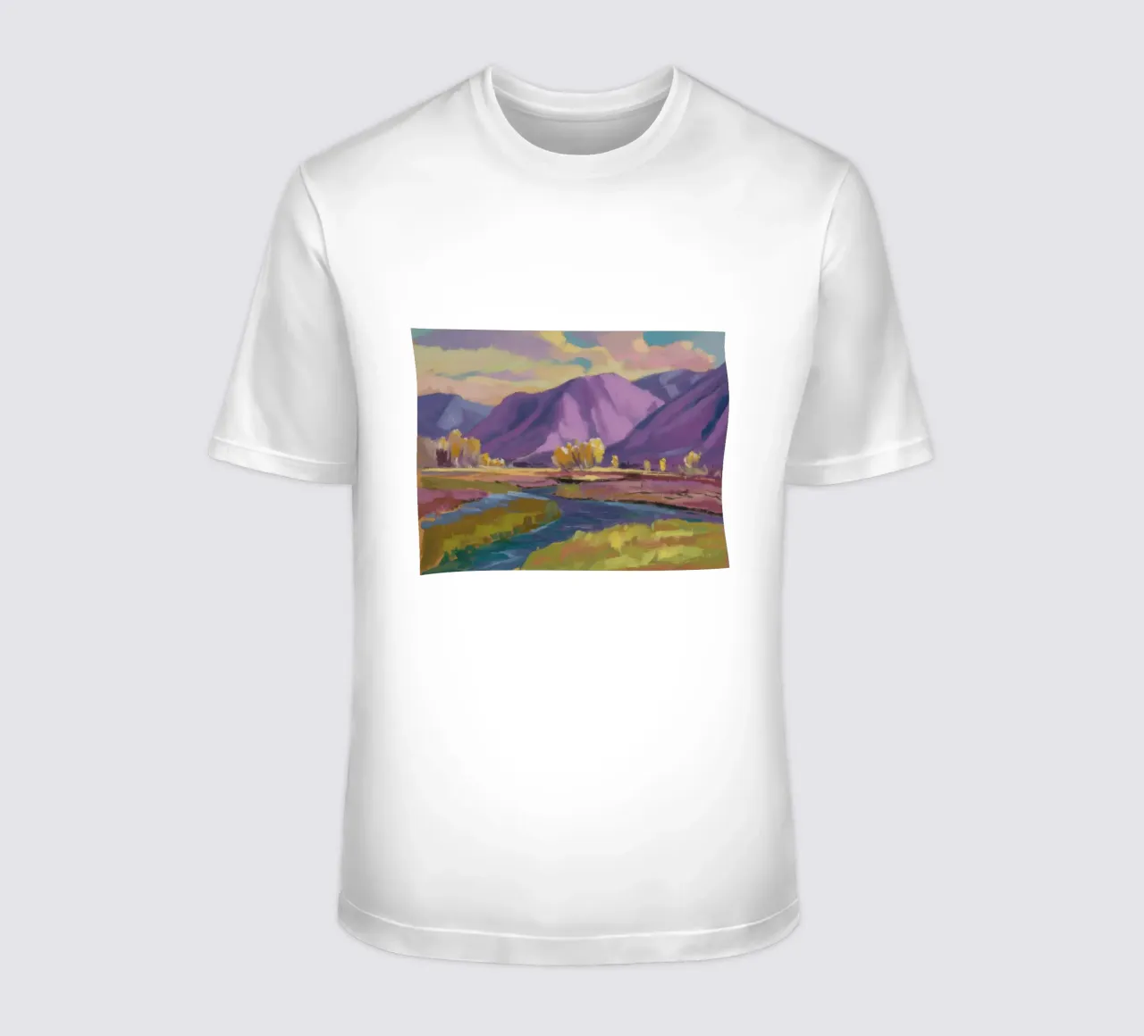 Autumn River Hues t-shirt by Celestial Harmony