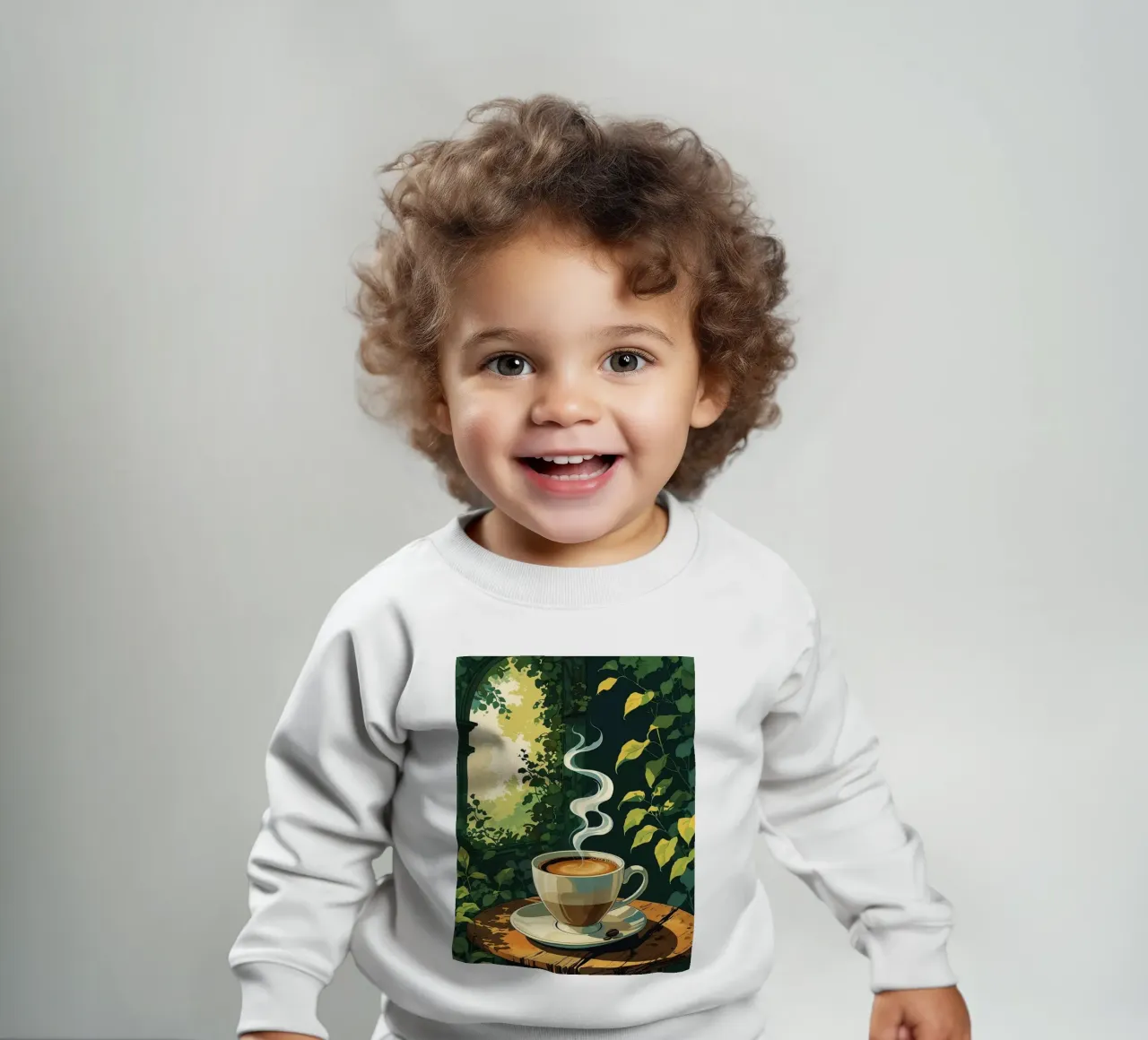 tazza di caffè a vapore felpa neonato da cofa home