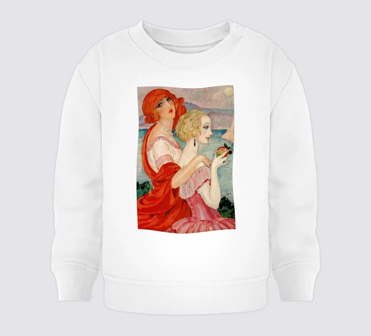 Gerda Wegener - Sur La Route D’anacapri felpa neonato da Vintage by JUNIQE