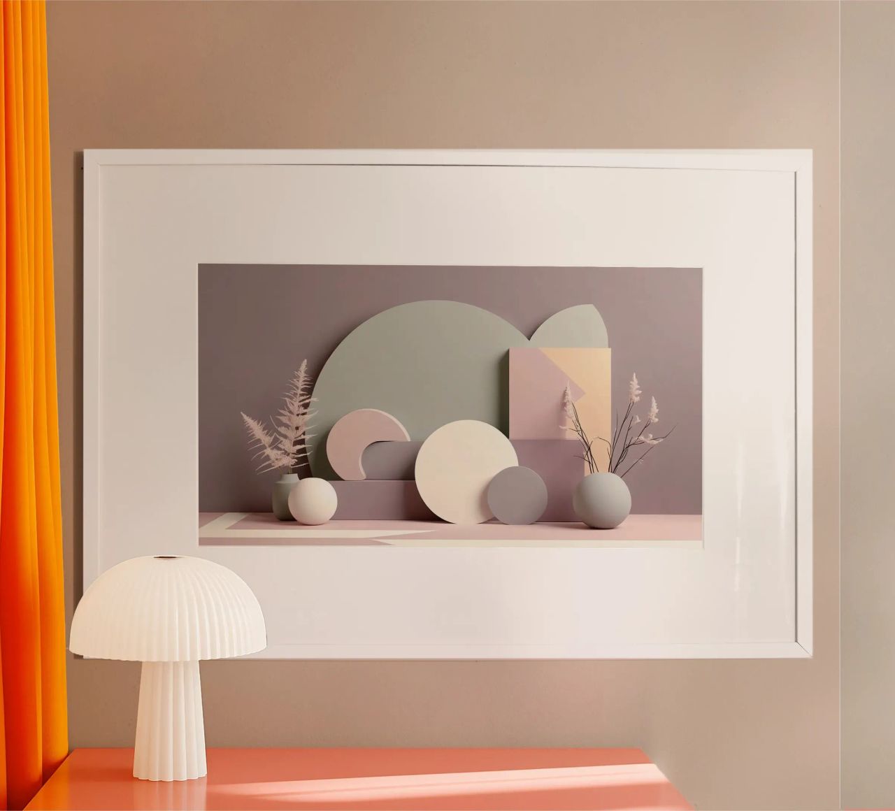Zylinderkugeln Poster von cofa home