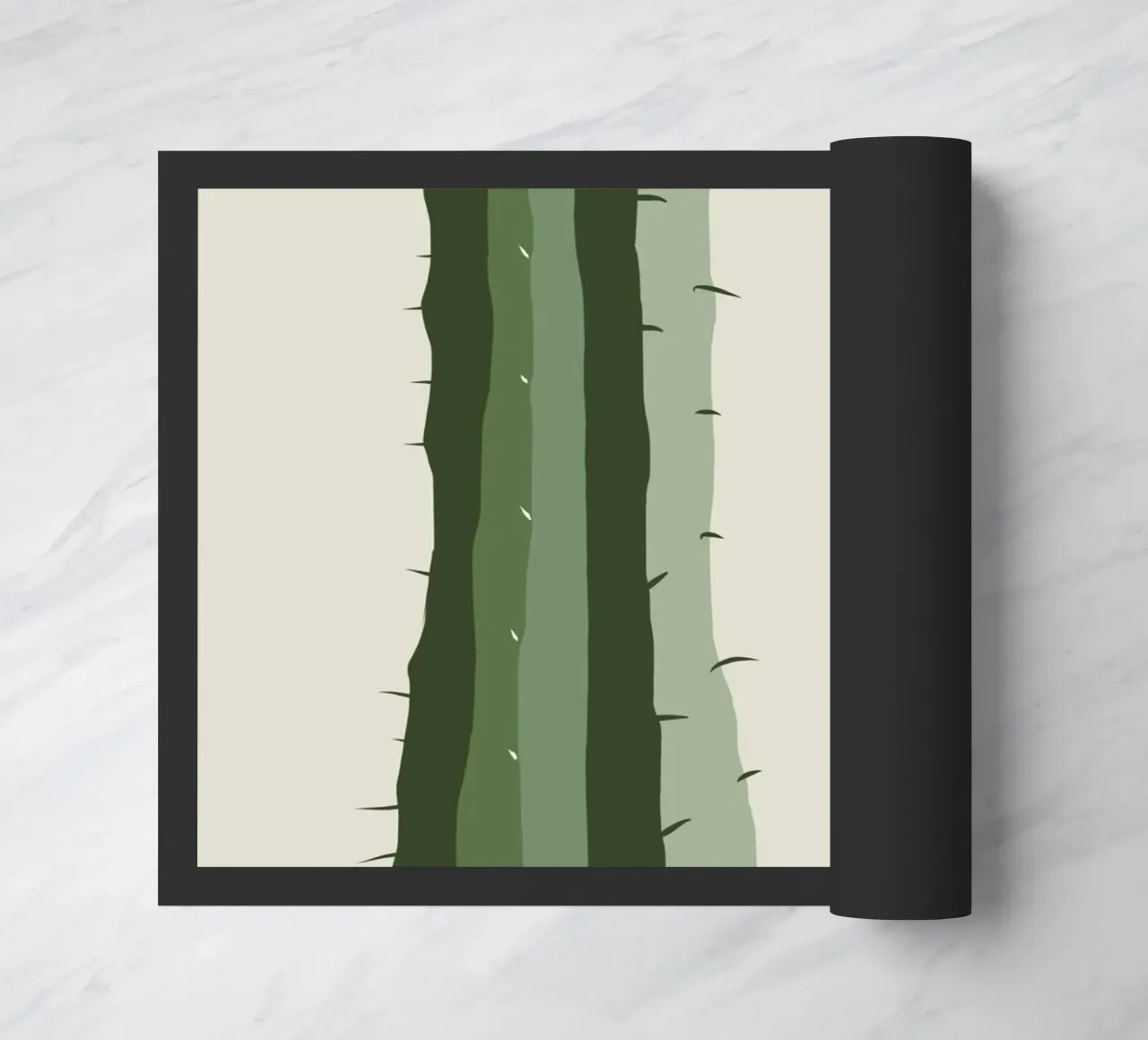 Cactus alone doormat by Little Dean