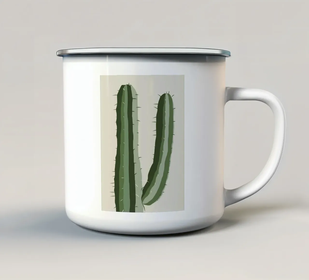Cactus da solo tazza in smalto da Little Dean