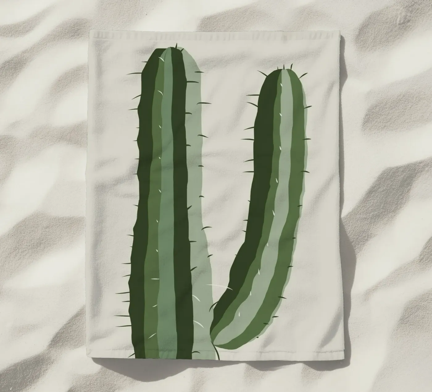 Cactus alone telo mare da Little Dean