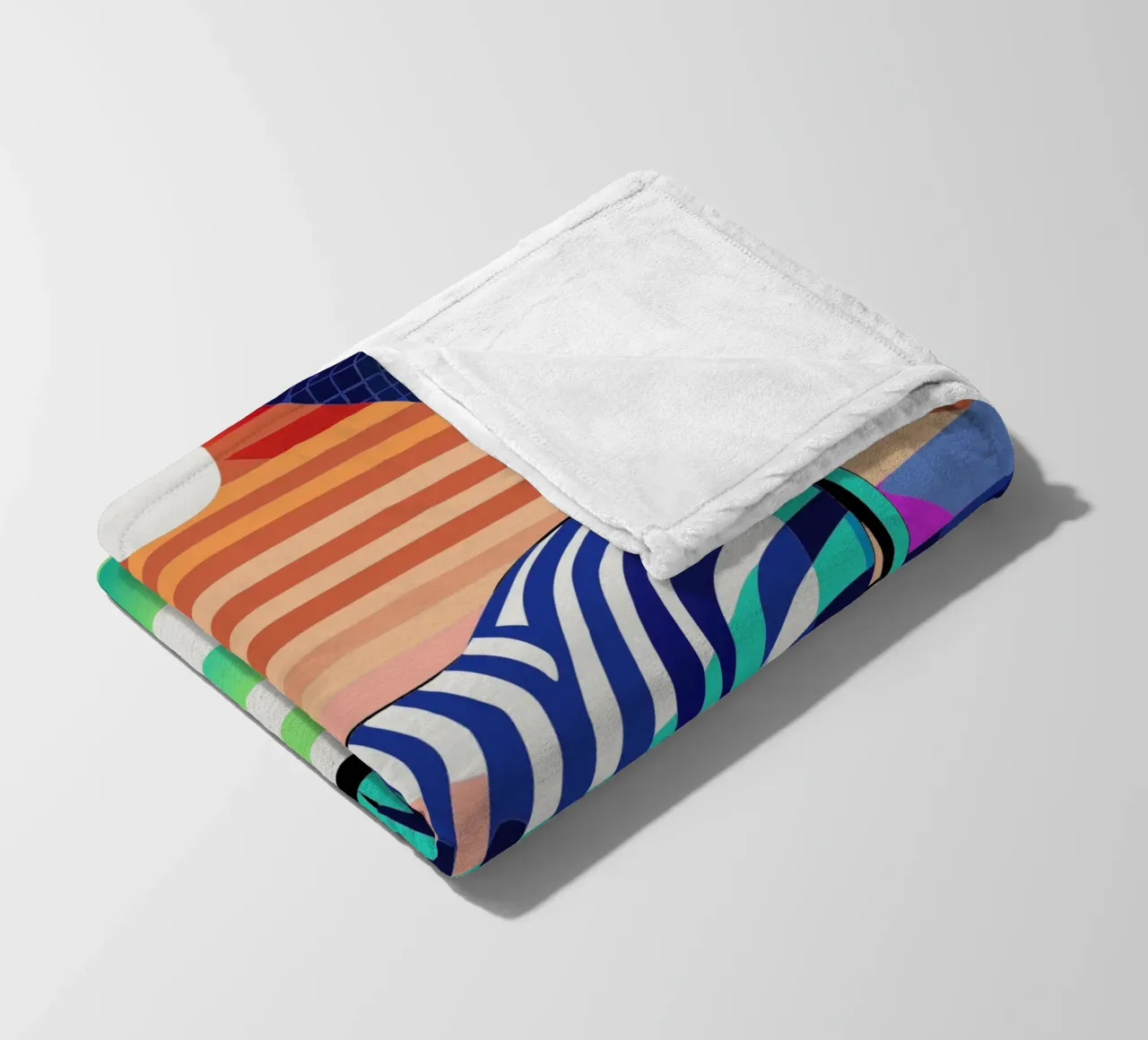 zebra vector art drawing fleece blanket by alghonee