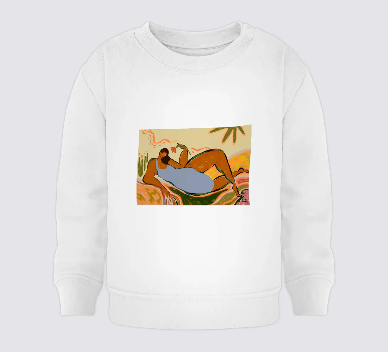 Rest and Relax felpa neonato da Arty Guava