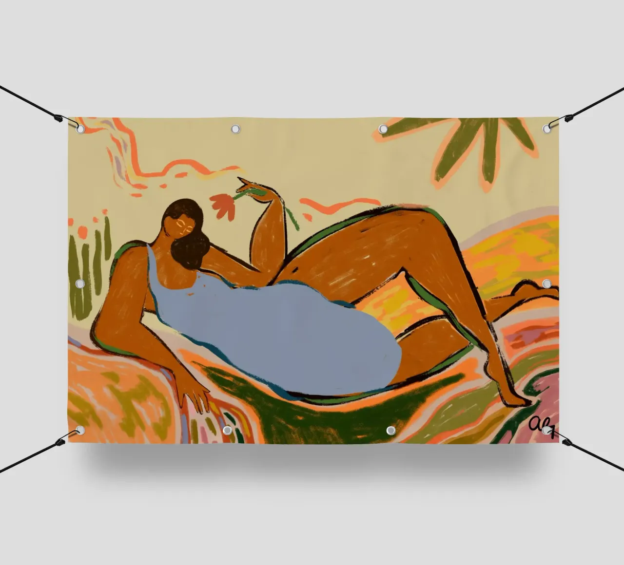 Rest and Relax telo in pvc da Arty Guava