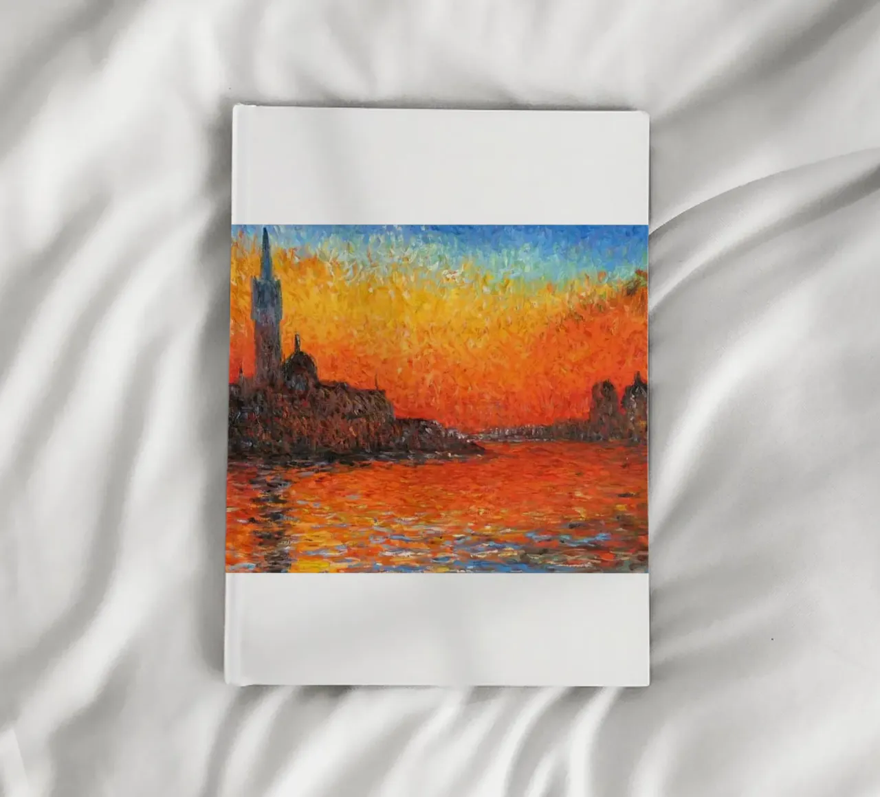 vue de l'île du monastère carnet de notes de SMG Store