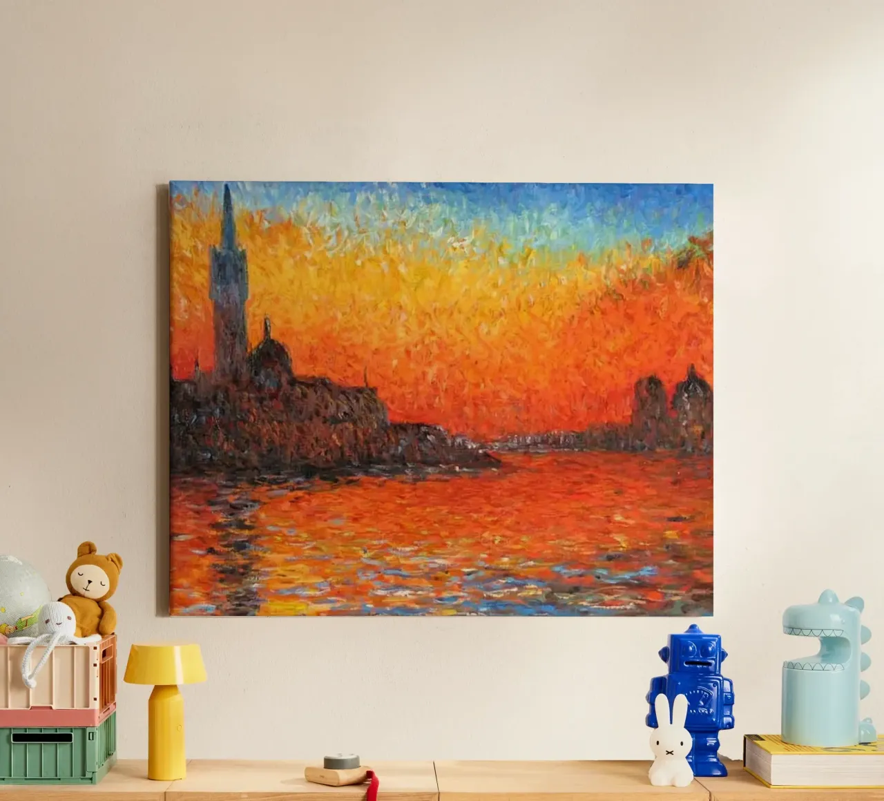 view of monastery island canvas by SMG Store