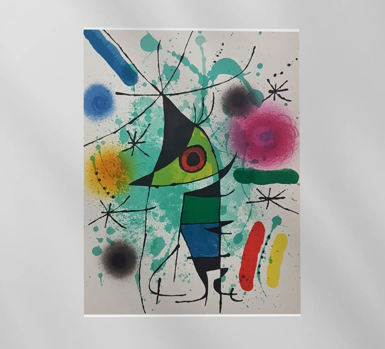 Joan Miró El pez cantor lámina retroiluminada de DuncanBennett shop