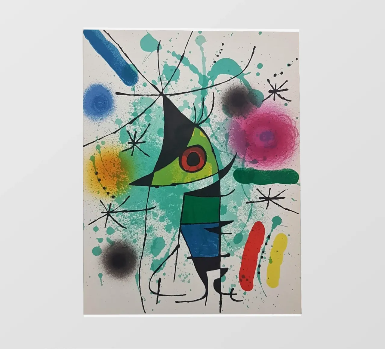 Joan Miró El pez cantor lámina retroiluminada de DuncanBennett shop