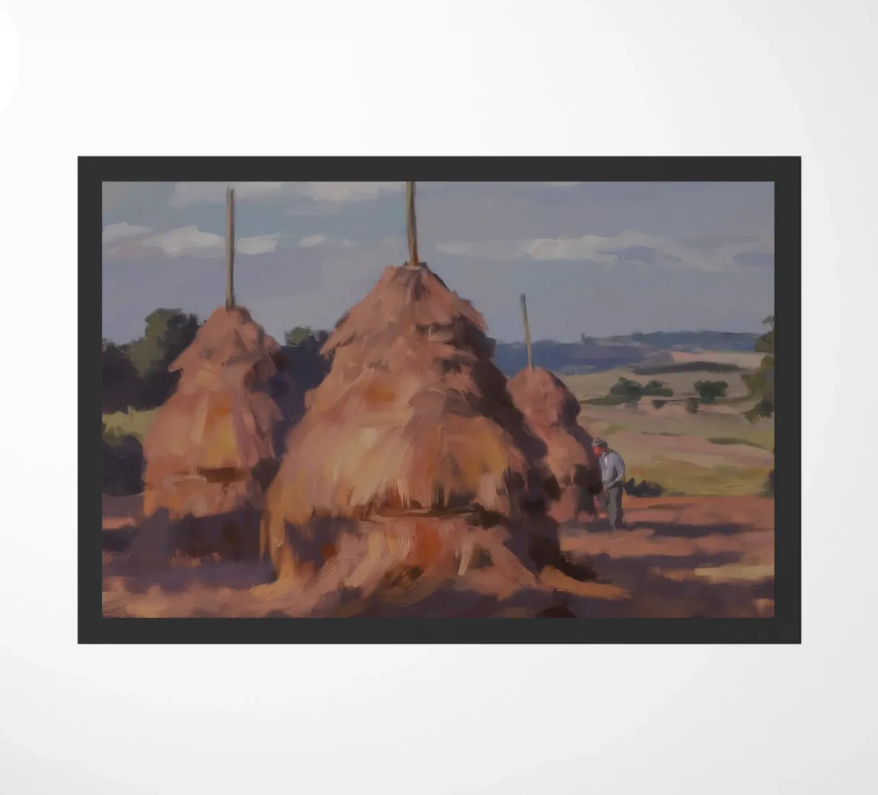 Twin Haystack Toil doormat by Celestial Harmony