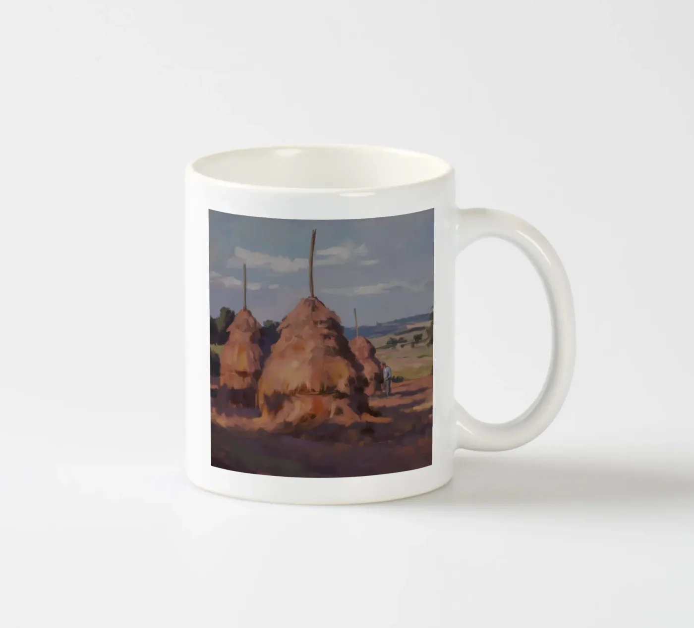 Twin Haystack Toil ceramic mug by Celestial Harmony