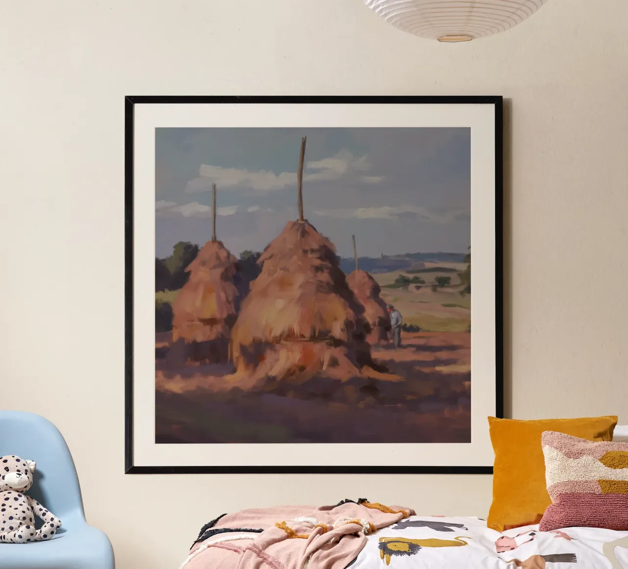 Dubbele hooiberg poster van Celestial Harmony