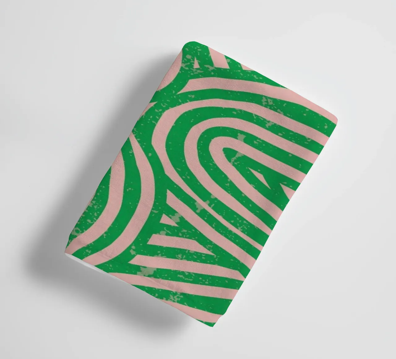 Grunge symmetrical pattern 01 towel by Little Dean