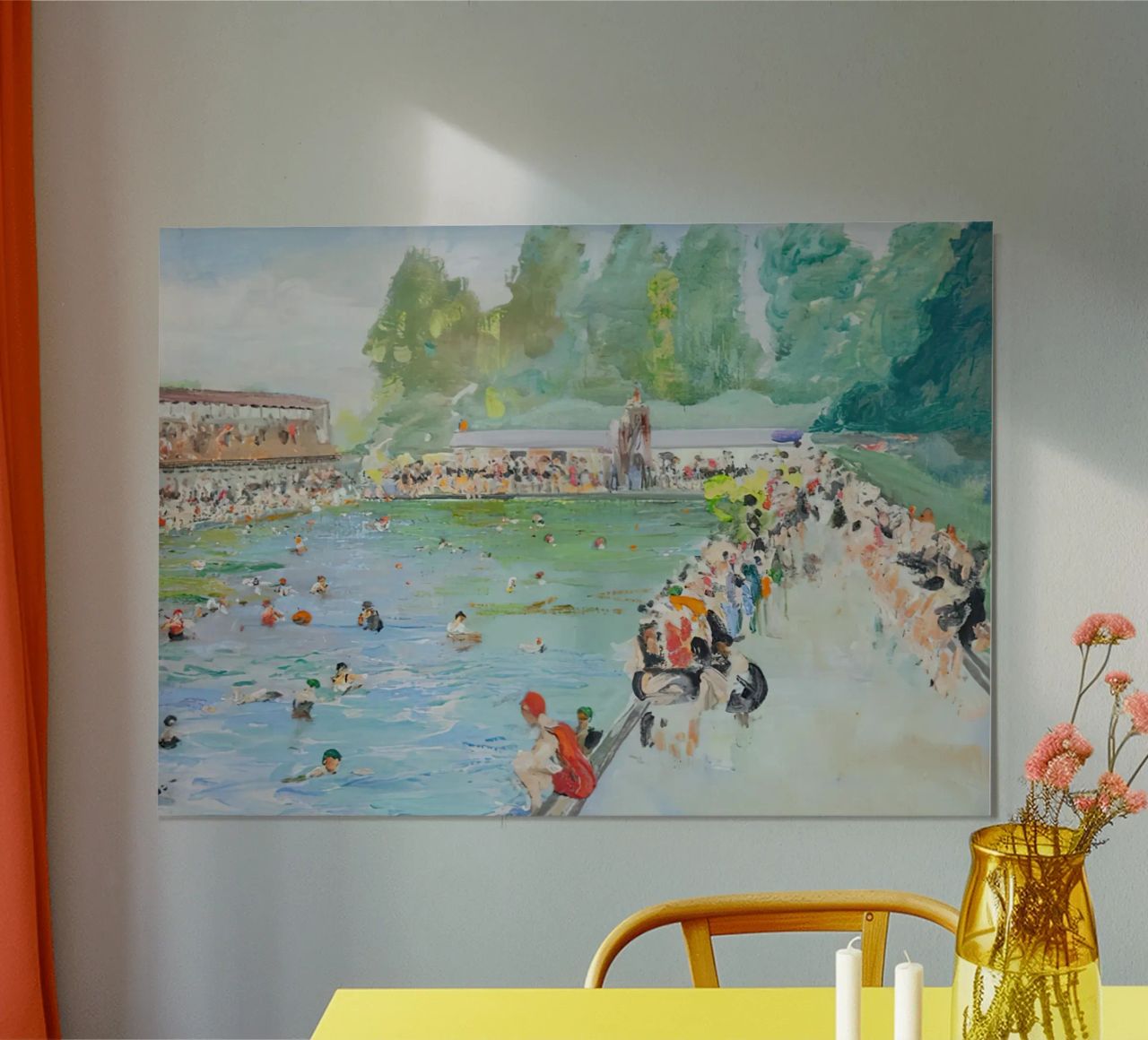 Vintage Swimming Pool poster by Christopher shop