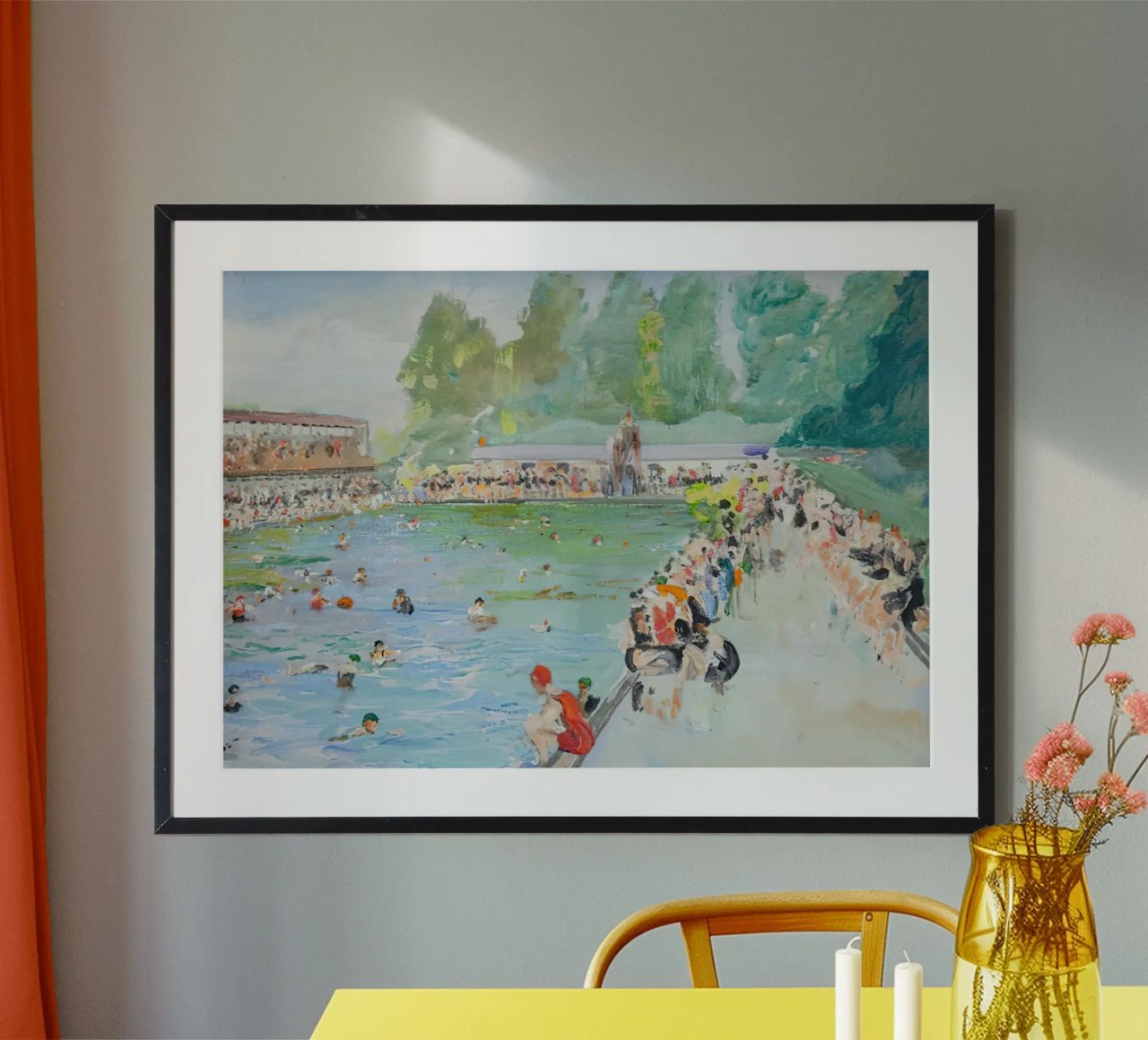 Vintage Swimming Pool poster by Christopher shop