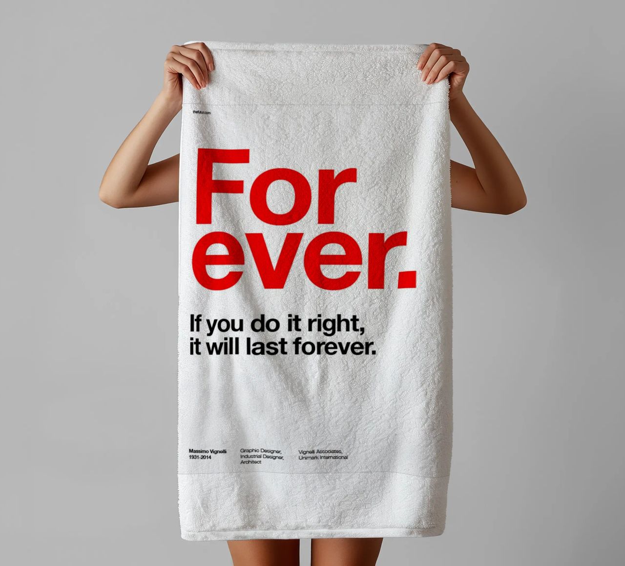if you do it right,it will last forever. towel by Andara shop