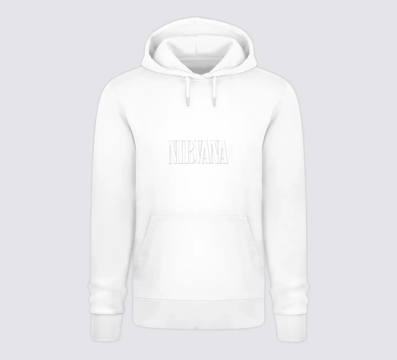 White Text Only hoodie by Has Fab