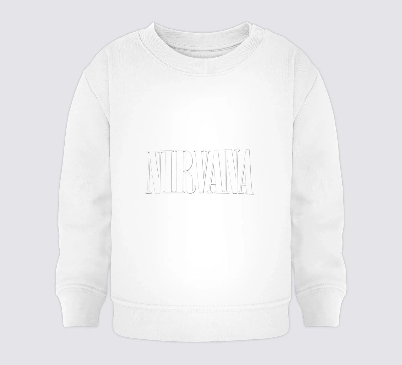 White Text Only felpa neonato da Has Fab