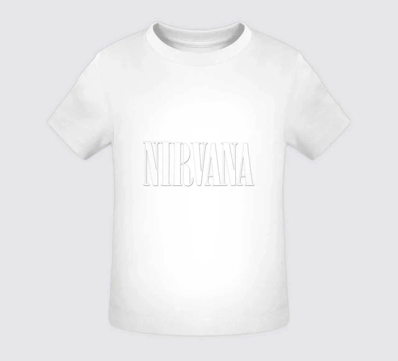 White Text Only maglietta neonato da Has Fab