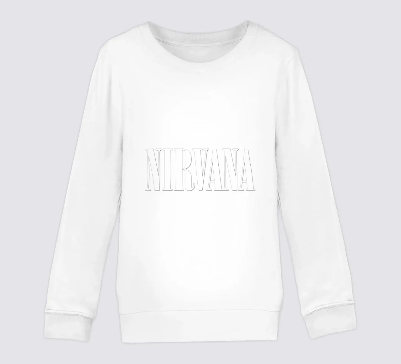 White Text Only felpa bambino da Has Fab