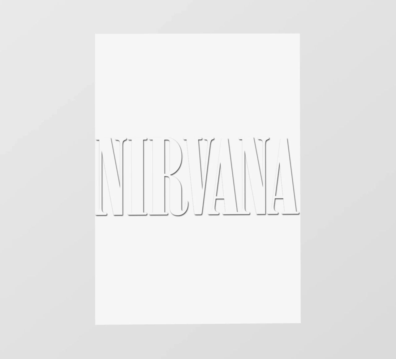White Text Only pellicola backlit da Has Fab