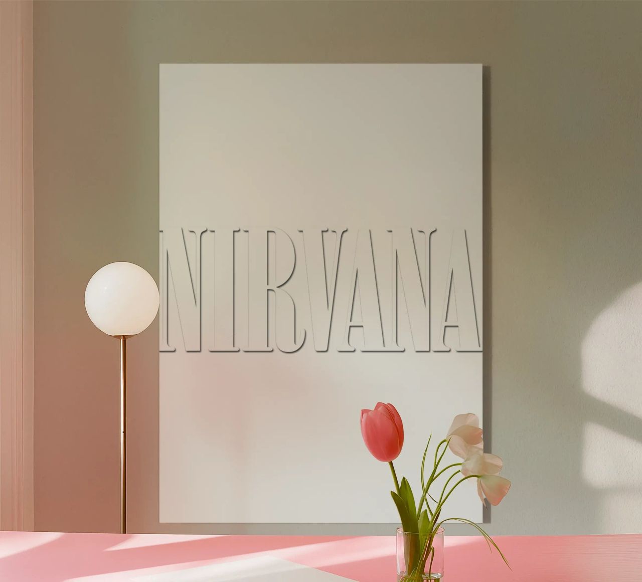 White Text Only plexiglass da Has Fab