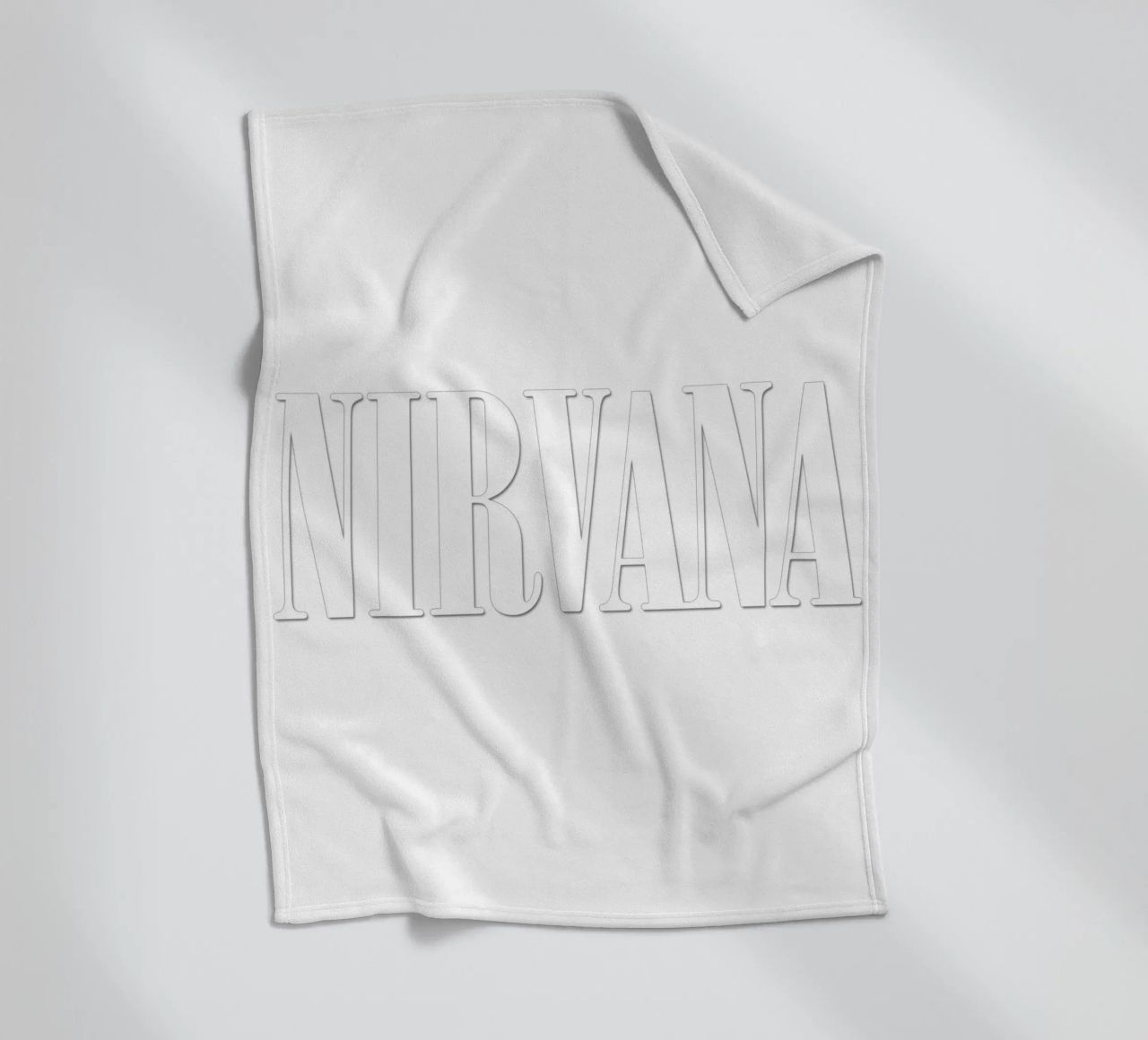 White Text Only coperta in pile da Has Fab
