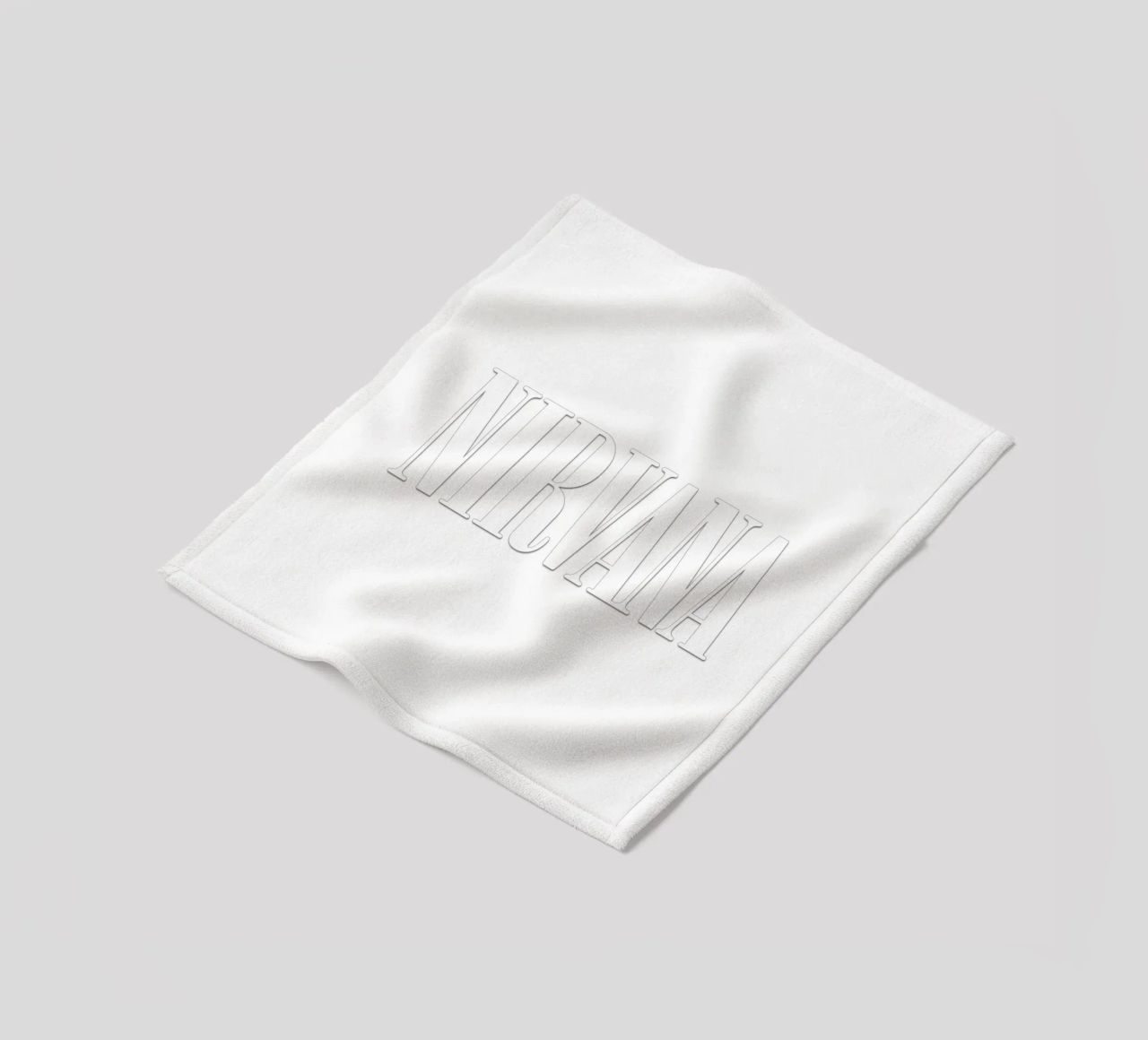 White Text Only coperta in pile da Has Fab