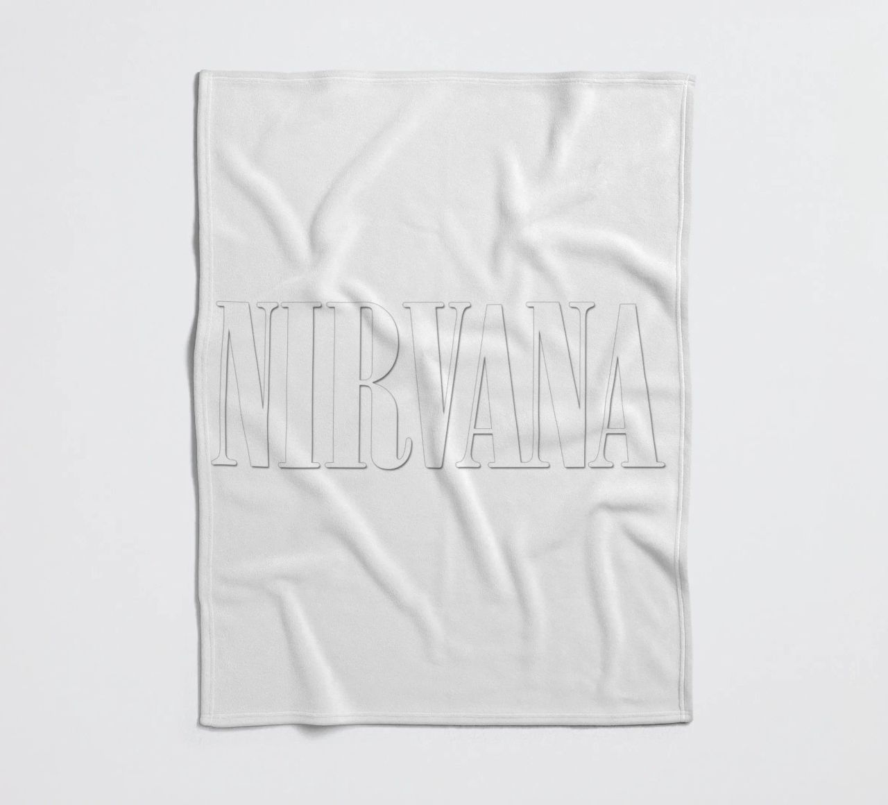 White Text Only coperta in pile da Has Fab