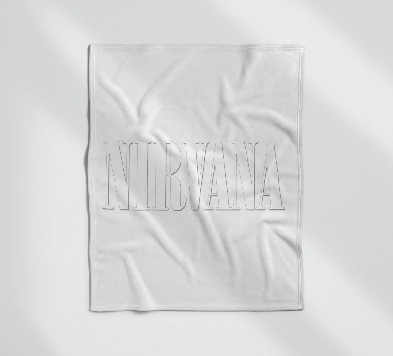 White Text Only coperta in pile da Has Fab