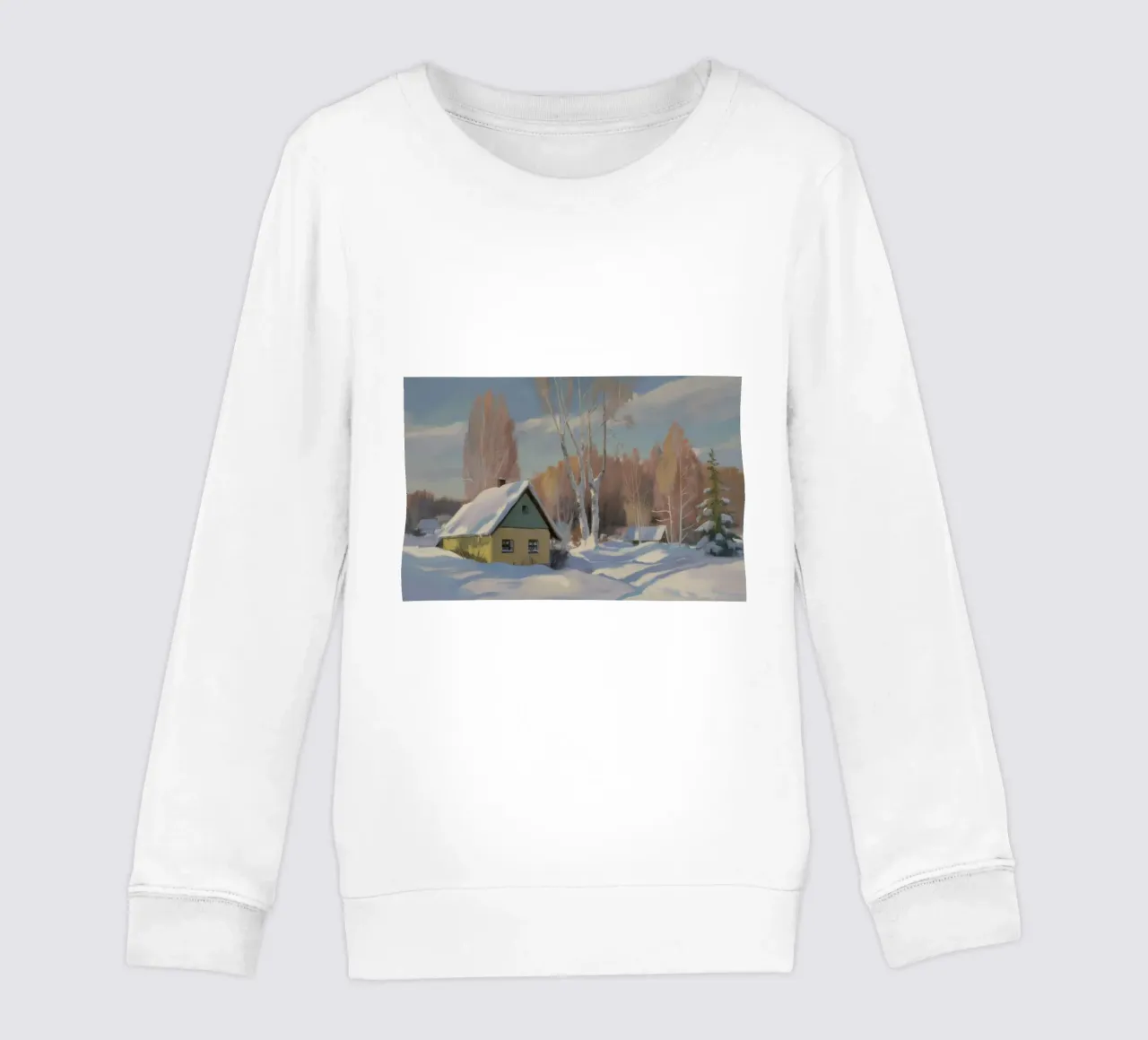 Cottage Birch Snow felpa bambino da Celestial Harmony