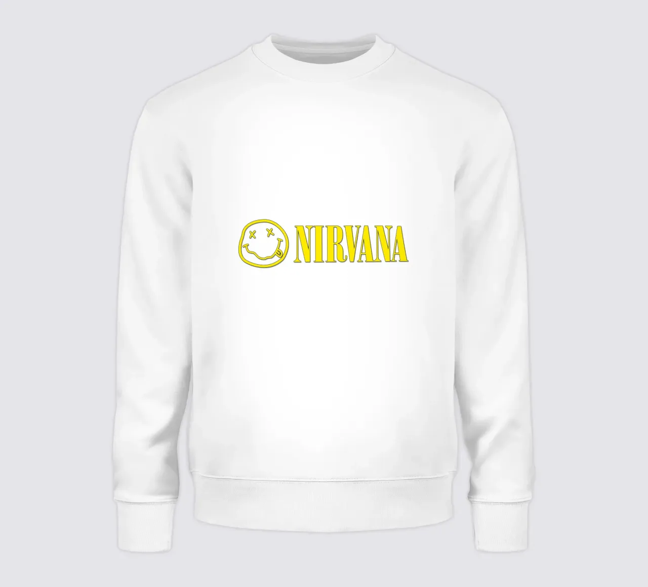 Logo And Text Nirvana Poster felpa da Has Fab