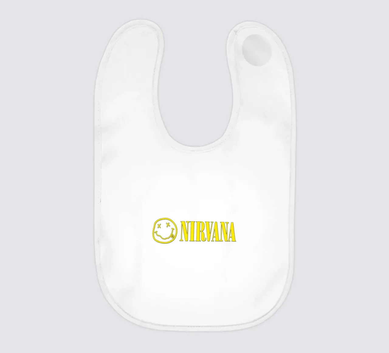 Logo And Text Nirvana Poster bavaglino da Has Fab